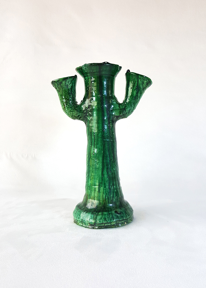 Candlestick Trident – Tamegroute Pottery